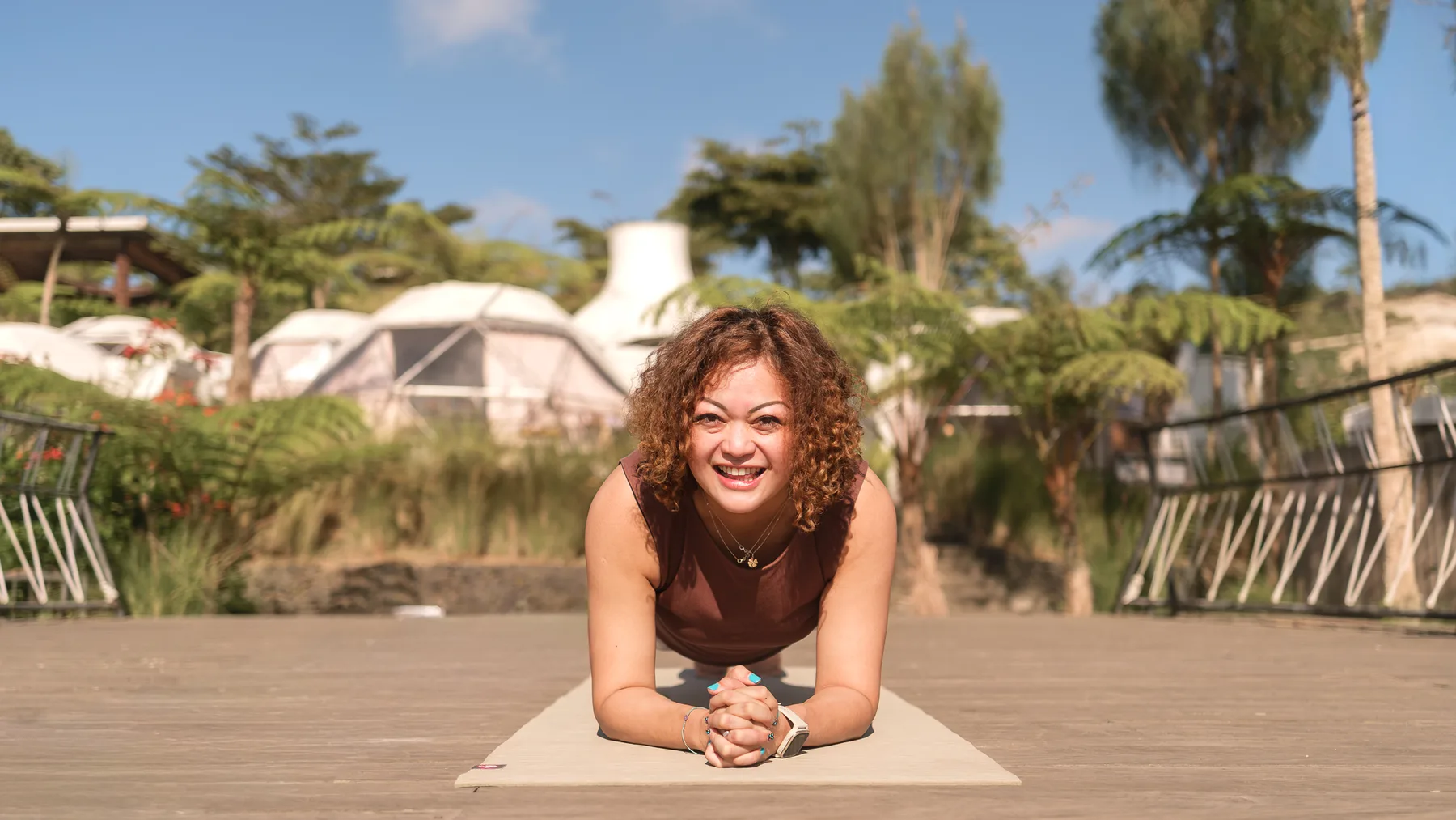 Nadya Rudianto smiling outdoors