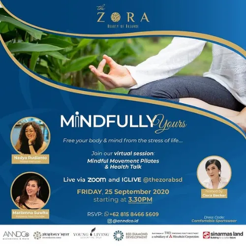 Wellness talk event artwork